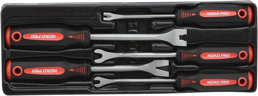 20596B Auto Trim Panel Upholstery Removal Tool Set, 5 Piece Ergonomic Soft Grip Handles