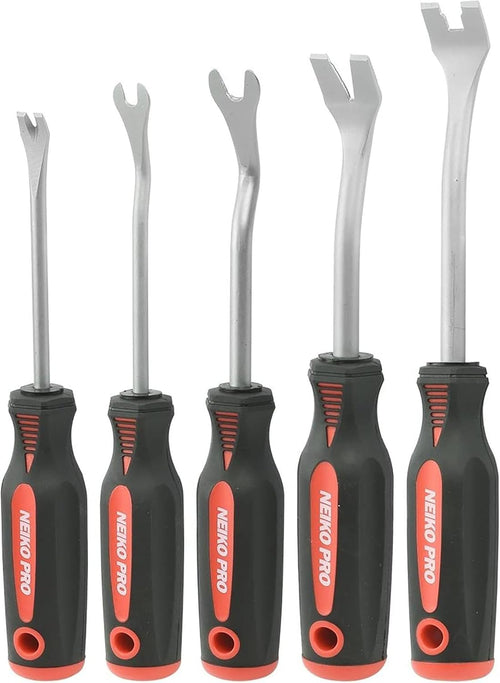 20596B Auto Trim Panel Upholstery Removal Tool Set, 5 Piece Ergonomic Soft Grip Handles