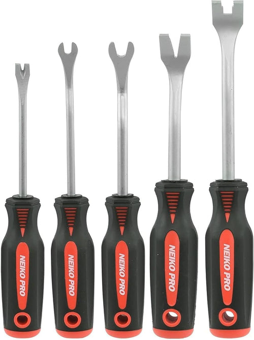 20596B Auto Trim Panel Upholstery Removal Tool Set, 5 Piece Ergonomic Soft Grip Handles