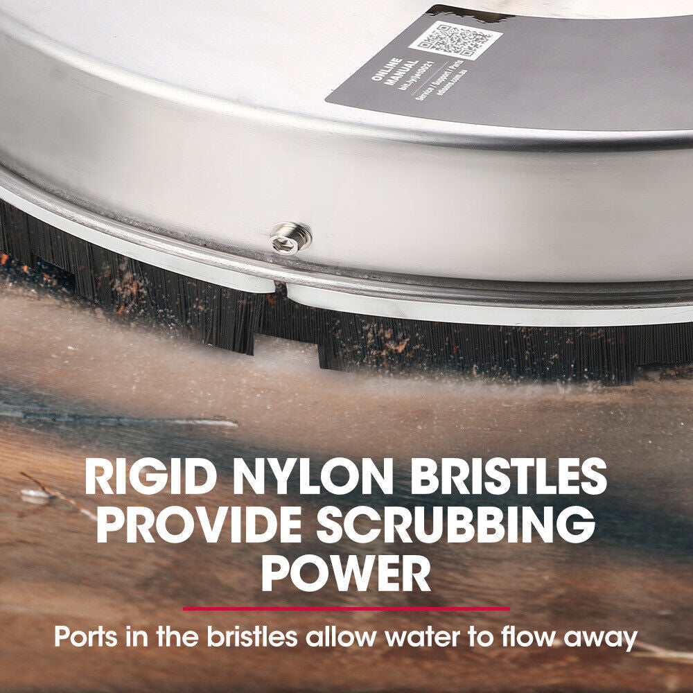 Jet-Usa 15" Pressure Washer Surface Cleaner Concrete Driveway Stainless Steel