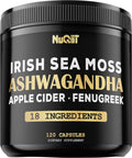 Ashwagandha Capsules - Irish Sea Moss - Apple Cider Vinegar & More - 120 Vegan Capsules