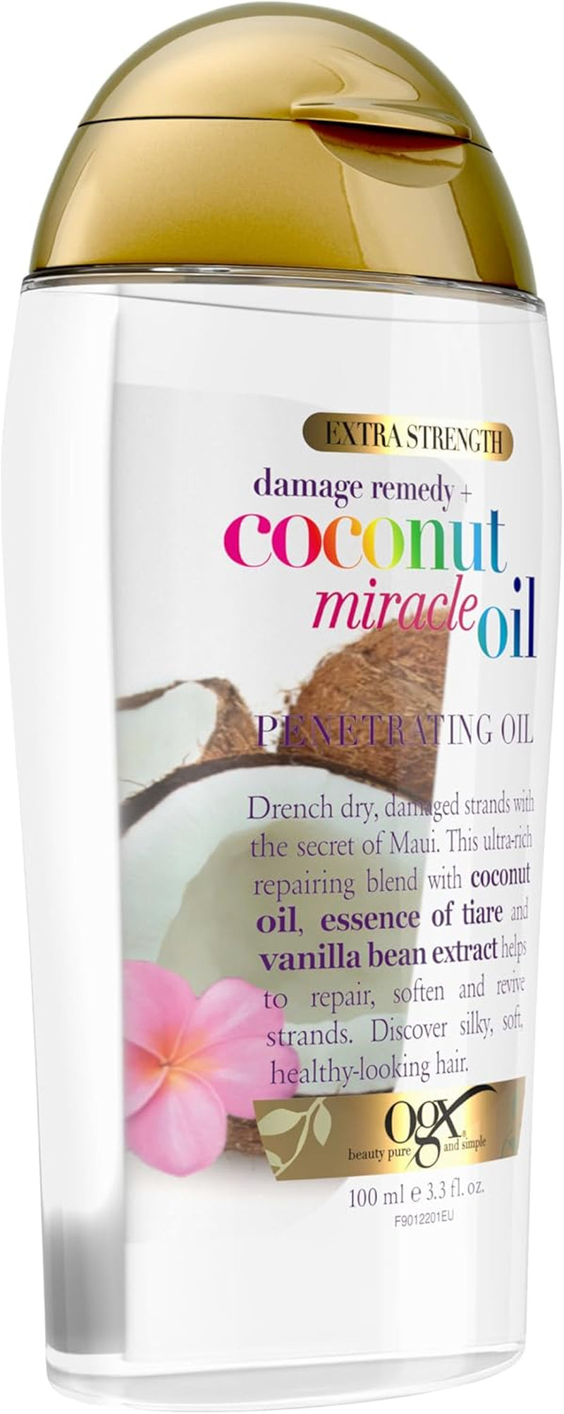Extra Strength Damage Remedy + Hydrating and Repairing Coconut Miracle Oil Penetrating Oil for Dry & Damaged Hair 100Ml